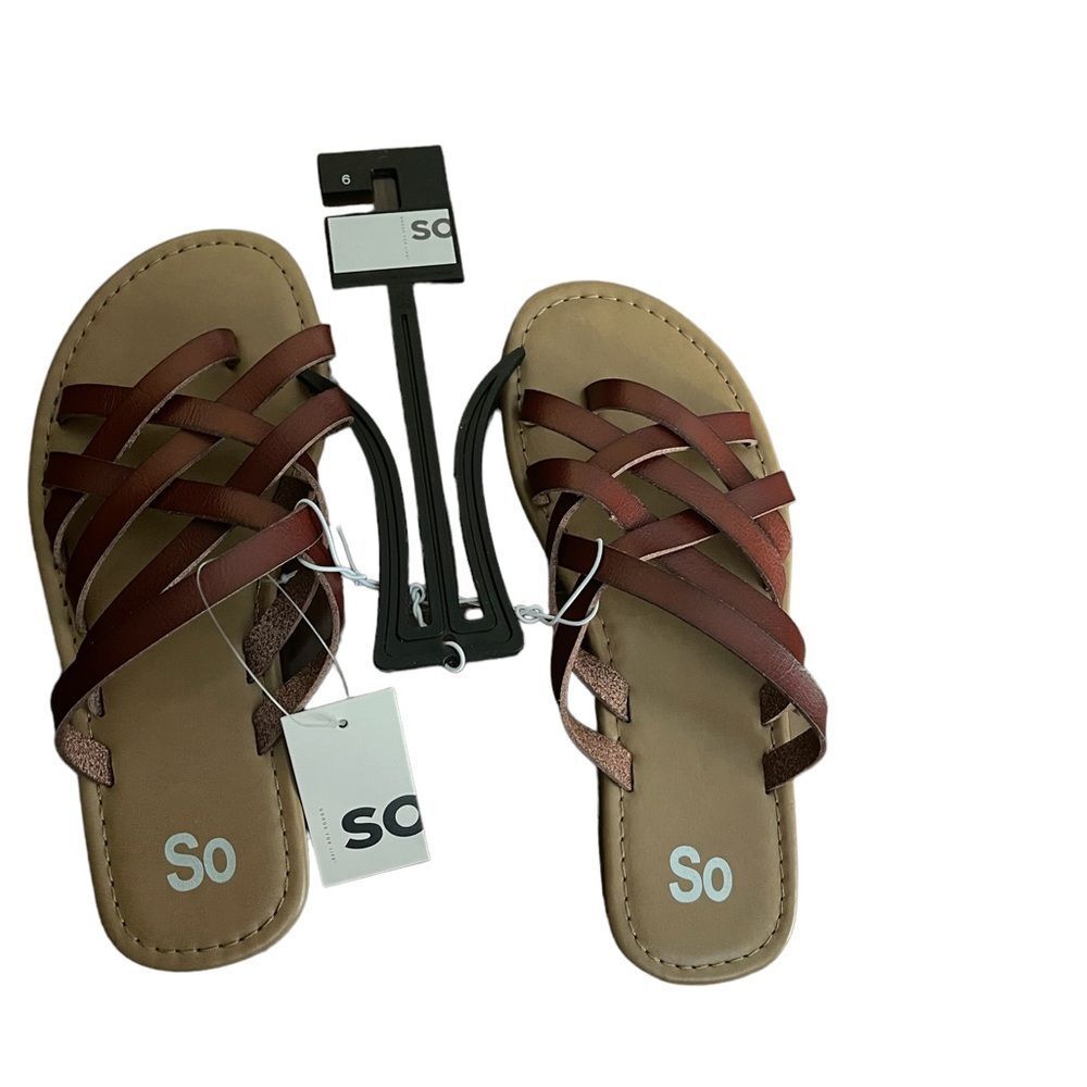 So Style PineBerry Women Sandals Size 6 NWT